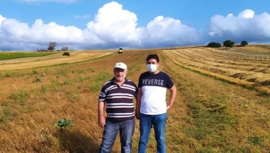 Değirmenköylü Çiftçinin Çörek Otu Tarlasından Dekara 110 Kg Verim Alındı