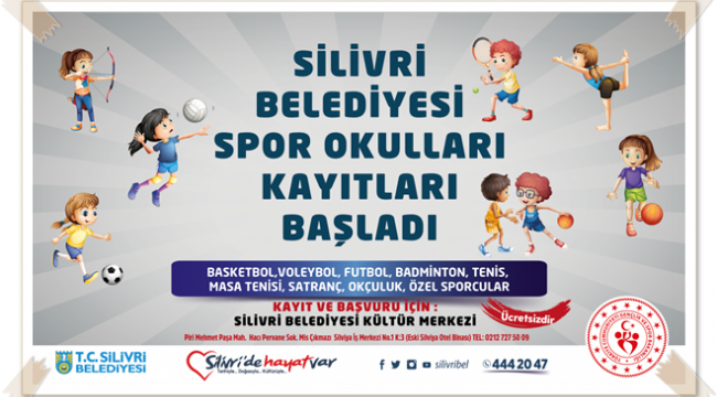 Ücretsiz Yaz Spor Okulları Kayıtları Başladı