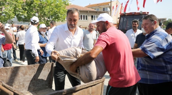 Beycilerli Çiftçiler Tohumluk Arpa Sevinci Yaşadı