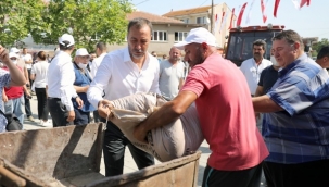 Beycilerli Çiftçiler Tohumluk Arpa Sevinci Yaşadı
