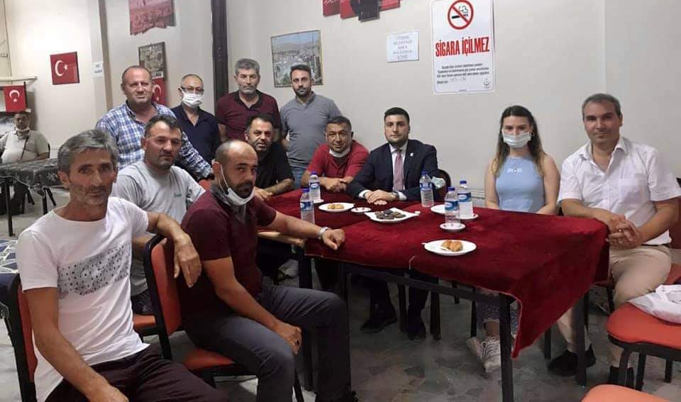 CHP Silivri'den, taziye ziyareti ve site sakinleri ile görüşme 