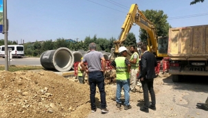 Değirmenköy'ün Gölet Yolu Caddesi'ne İBB'den dev yağmur suyu hattı