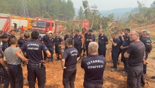 İBB Ekipleri 12 Gündür Orman Yangını Mücadelesinde