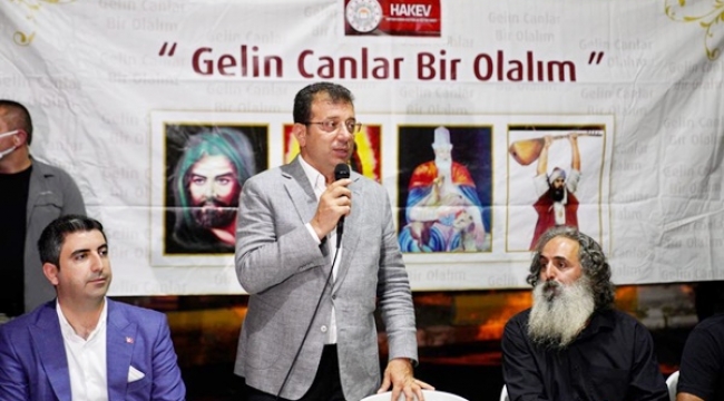 İmamoğlu: "Cemevleri İbadethanedir; Başka Hiçbir Tanıma Muhtaç Değildir"