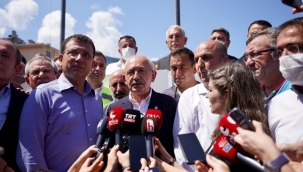 Kılıçdaroğlu ve İmamoğlu, Felaketi Yaşayan Bozkurt'ta