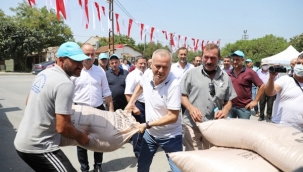 Kurfallı'da Üreticiler Tohumluk Arpa Sevinci Yaşadı