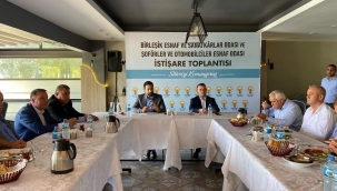 Milletvekili Arınç, Silivri'de Esnaf Odalarının Başkanlarıyla Görüştü