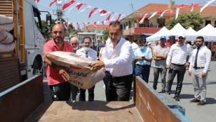 Sayalar'da Tohumluk Arpa Coşkusu Yaşandı