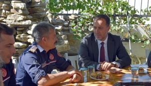 Başkan Yılmaz İtfaiye Personelini Ziyaret Etti