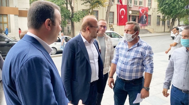 Bozoğlu zor gününde Bölge Milletvekilleriyle görev başındaydı