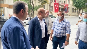 Bozoğlu zor gününde Bölge Milletvekilleriyle görev başındaydı