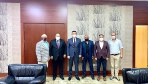 Esnaf Başkanları, Yeni Silivri Kaymakamını Ziyaret Etti