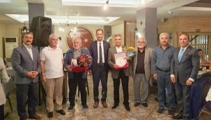 Halis İşler ve İkram Kayapınar onuruna yemekli program düzenlendi