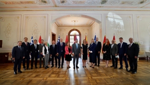 Işıklar, Balkan Belediye Başkanları Zirvesi öncesi gerçekleştirilen çalışma yemeğine katıldı