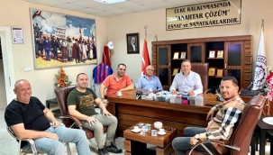 Özkanlı'dan oda ve kooperatif başkanlarına ziyaret