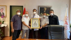 Silivri Devlet Hastanesi'nin yeni başhekimine ziyaretçi akını