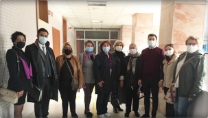 CHP, katledilen Tülay Sivil'in annesini adliyede yalnız bırakmadı