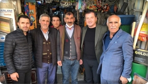 CHP'li Balcıoğlu, esnafın yanında