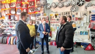Silivri Kaymakamı, Sanayi Sitesi Esnafını Dolaştı