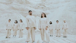 Silivri'deki Kum Ocağında Klip Çektiler