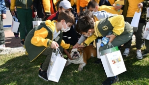 Silivrili minikler can dostları ile buluştu