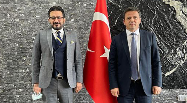 Velioğlu'ndan Avcılar İlçe Milli Eğitim Müdürüne Atanan Dervişoğlu'na "Hayırlı Olsun" Ziyareti 