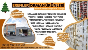 Yaşam alanlarınız için her şey Erenler Orman Ürünleri'nde!