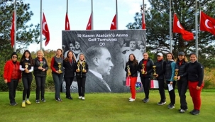 10 Kasım Atatürk'ü Anma Günü Golf Turnuvası Sona Erdi