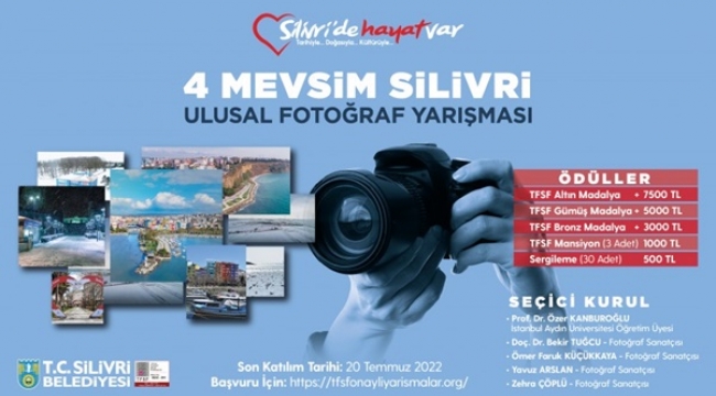 4 Mevsim Silivri Ulusal Fotoğraf Yarışması Başladı