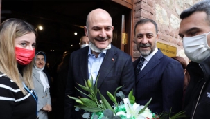 Bakan Soylu, Silivri'de muhtarlarla görüştü