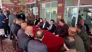 Beyciler ve Çayırdere'nin üretici halkı Buğra Kavuncu'ya dert yandı
