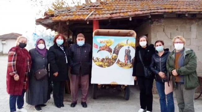 CHP Silivri Kadın Kolları'ndan Veysel Amca'ya ziyaret