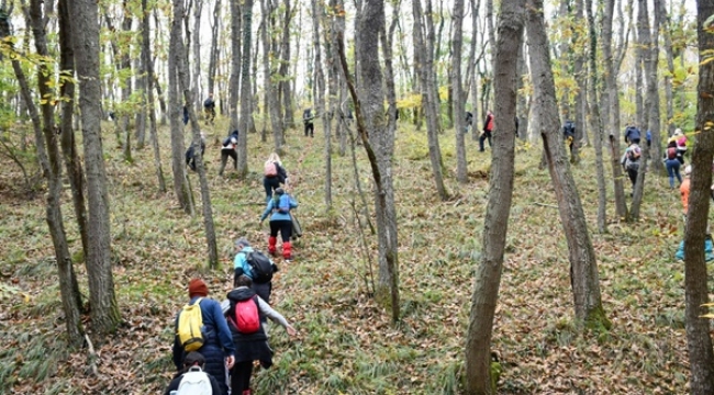 Doğaseverler, Büyüksinekli ve Sayalar arasında yürüdü