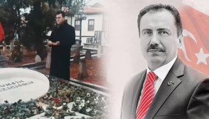 Hasan Özen, Yazıcıoğlu'nu kabri başında ziyaret etti