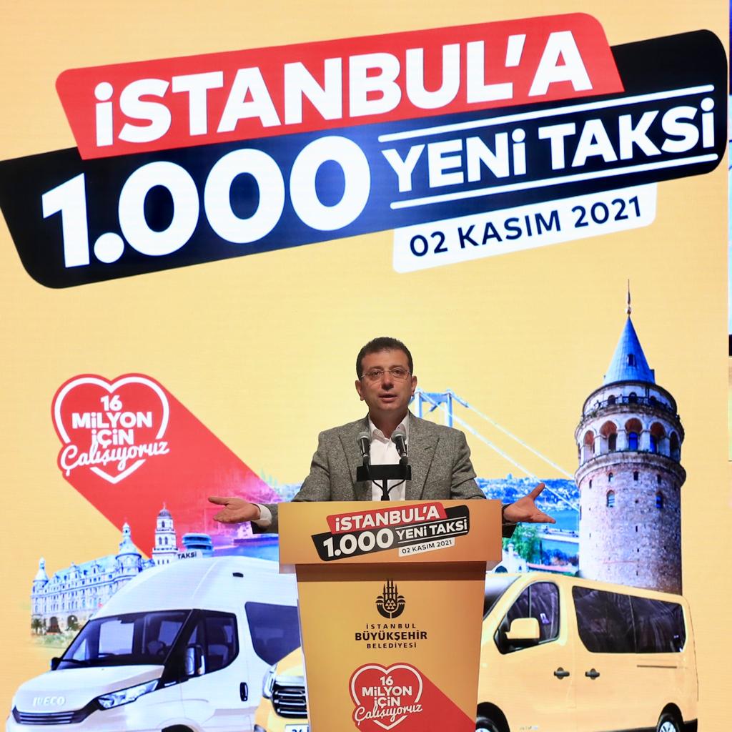 İmamoğlu 1000 Yeni Taksi Kura Töreninde Konuştu: "Asla Vazgeçmeyeceğim. UKOME'de Karar Almamızı Engelleyen O Akılla İstanbul Halkı Adına Hesaplaşacağım"
