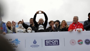 Kılıçdaroğlu ve Akşener'den Maratona 7000 Adımlık Katılım