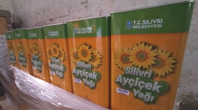Silivri Belediyesi Ürettiği Ayçiçek Yağını 10 Bin Aileye Dağıtıyor
