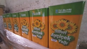 Silivri Belediyesi Ürettiği Ayçiçek Yağını 10 Bin Aileye Dağıtıyor