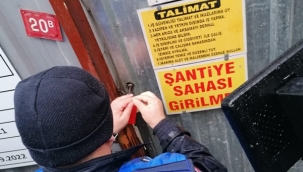 Süleymaniye Önünde Yükselen İnşaat Mühürlendi