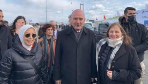 Kaynarca, 1915 Çanakkale Köprüsü'nün açılış merasimine katıldı