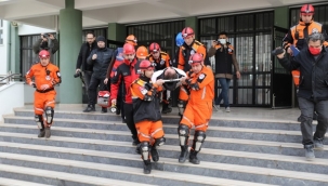 Silivri'de Deprem Tatbikatı Yapıldı