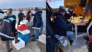 Silivri Limanındaki Balıkçılar Denetlendi