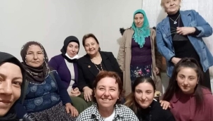 CHP Kadın Kolları, Mimarsinan Mahallesi'nde gönüllere misafir oldu