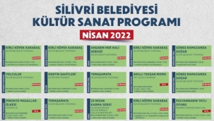 Nisan Ayı Kültür ve Sanat Programı Belli Oldu