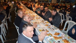 Sanayi esnafı Silivri Belediyesi'nin iftar yemeğinde buluştu