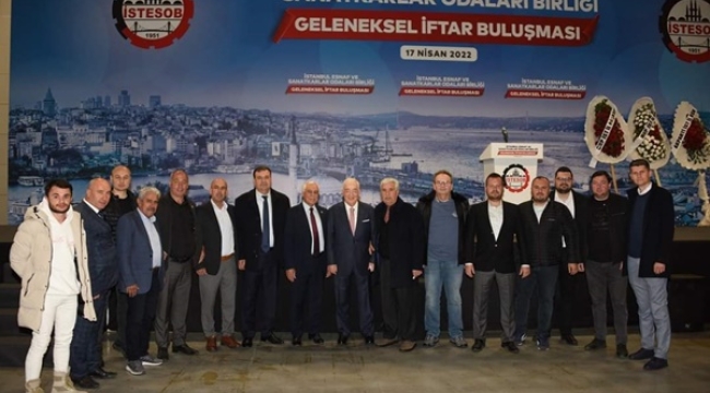 Silivri Şoförler Odası Başkanı, İSTESOB'un iftarına katıldı