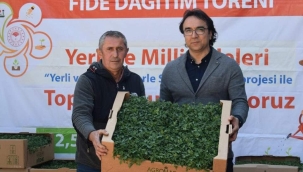 Silivrili Çiftçilere Yerli ve Milli Fideler Dağıtıldı