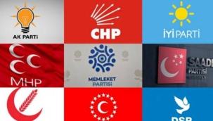 Siyasi Partilerin Üye Sayıları Açıklandı