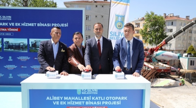 Alibey Mahallesi Katlı Otopark ve Ek Hizmet Binasının temeli atıldı