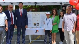 Gazitepe İlkokulu'nda 4006 TÜBİTAK Bilim Fuarı Açıldı